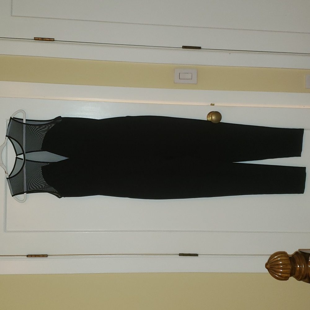 Bcbg generation black sleeveless jumpsuit